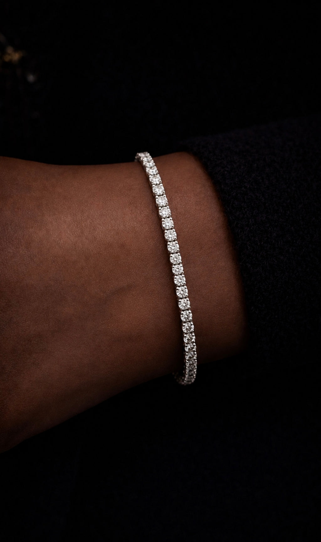 Lab Diamond Tennis Bracelet in 14K