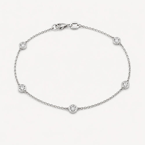 .35ctw Lab Diamond by the Yard Bracelet in 14K
