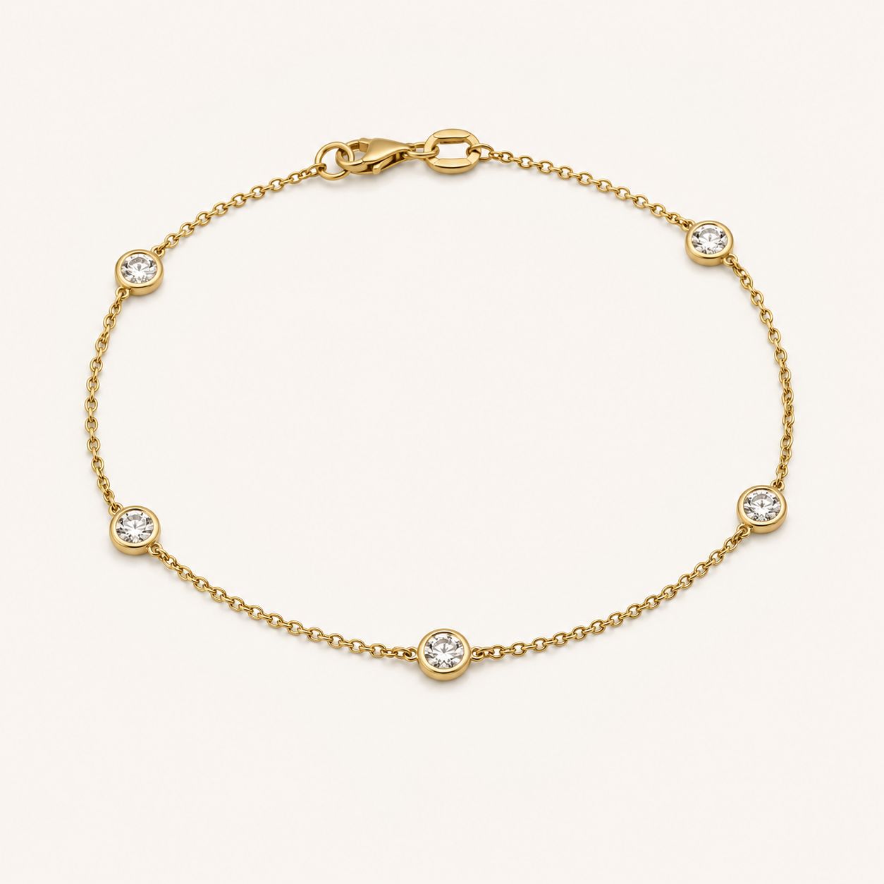 .35ctw Lab Diamond by the Yard Bracelet in 14K